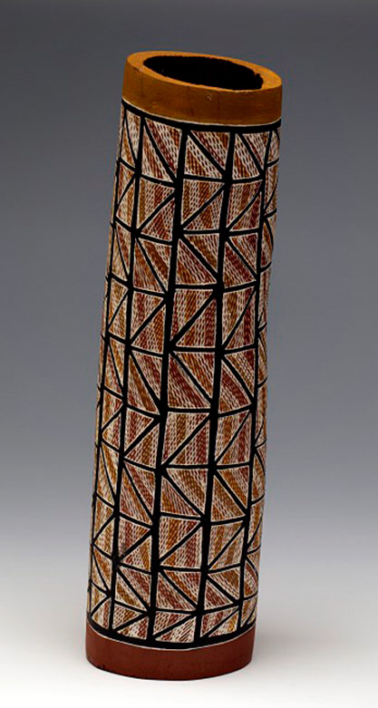 Lorrkon (Hollow Log)Terry Ngamandara Wilson,Mangingrida Western Arnhemland -- Hood Museum of Art, Dartmouth College