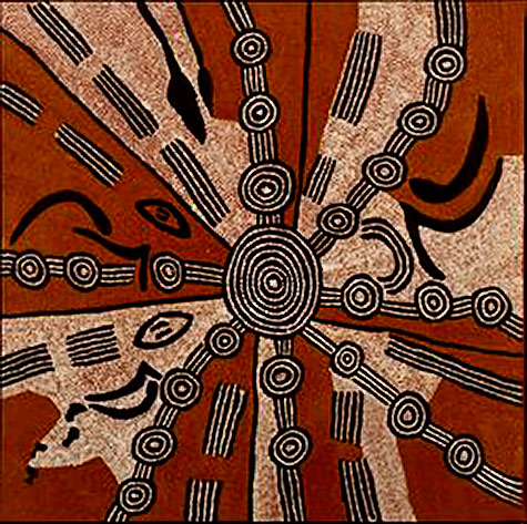 Parayilpil Wetti Dreaming - George Tjapanangka, Australian, born 1938 -- Hood Museum of Art, Dartmouth College
