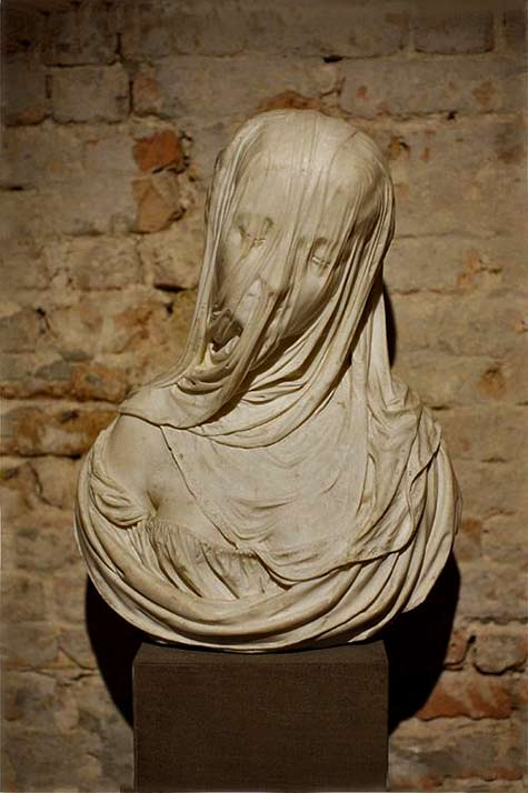 Veiled-Lady-sculpture bust--Antonio-Corradini