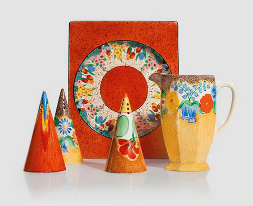 Clarice-Cliff-art-deco-ceramic collection