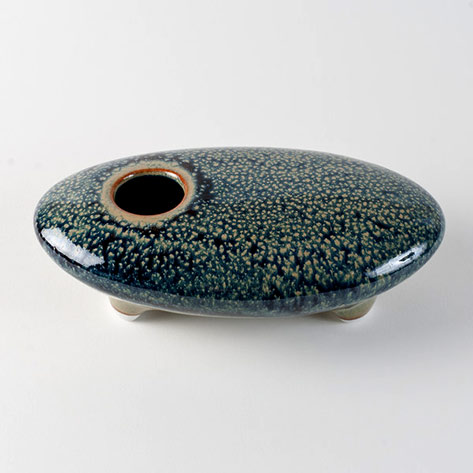 ikebana-vase-starry-night-georgetown-pottery