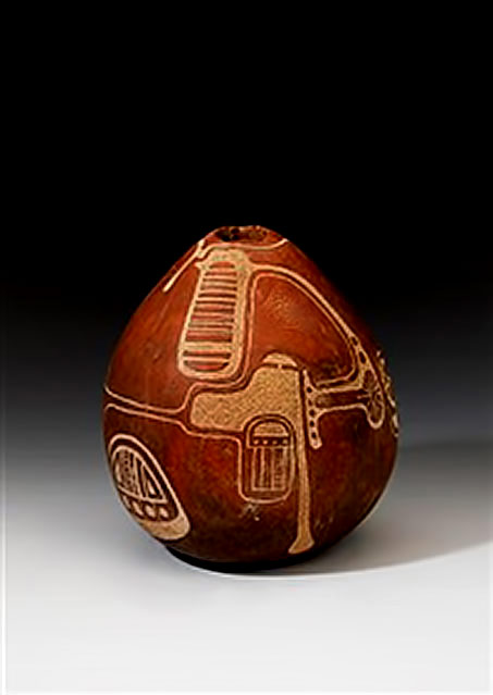 lucky-madlo-sibiya-calabash ceramic sgraffito vessel
