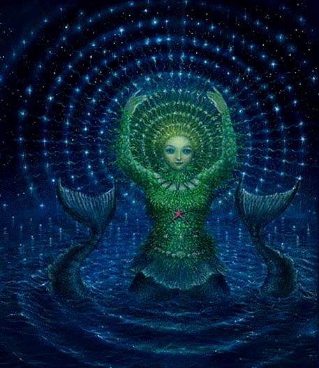 'Atargatis'-by-Virginia-Lee mermaid blue aura
