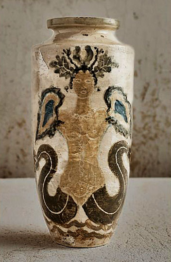 Melusine mermaid vase by Rene Buthaud