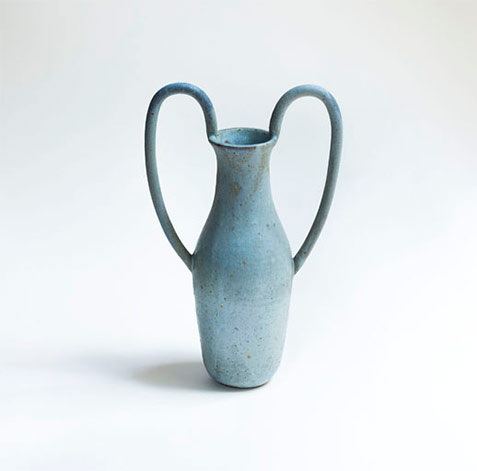 pastel blue large handled vases Nicolette Johnson