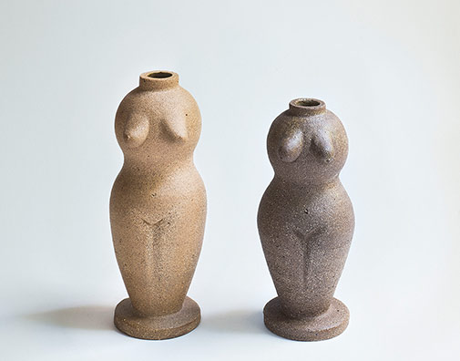 Nicolette-Johnson_ceramic Females-vases