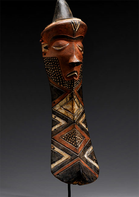 Pende Giwoyo Mask, from the-DR Congo, with its comically solemn expression