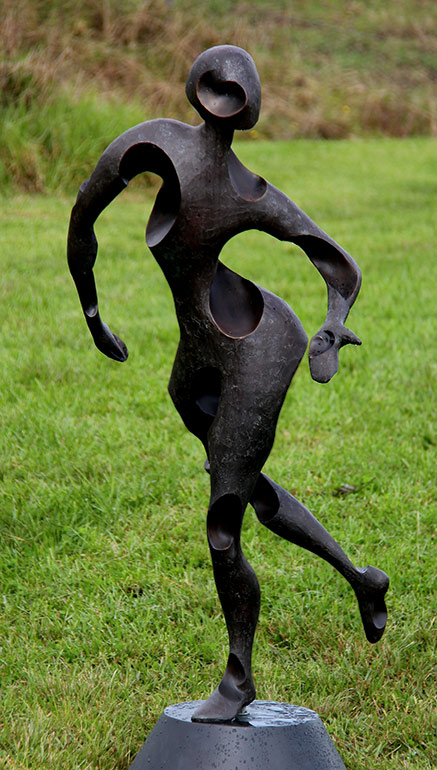 Phlyssa-Koshland--Skipping-Girl contemporary outdoor sculpture