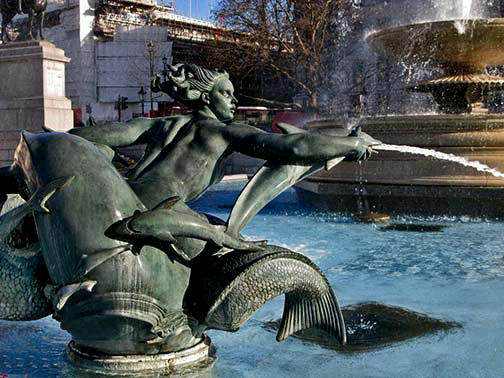 Trafalgar-Square-mermaid-statue-created-by-William-McMillan-and-Sir-Charles-Wheeler