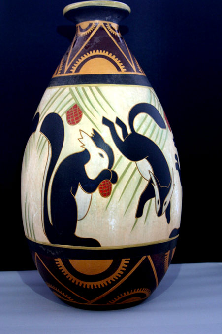 Charles Catteau Art Deco vase