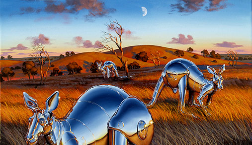 Reflecting on end of day-Cybernetic Kangaroos---Shane Gehlert