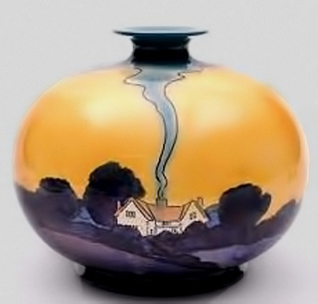 A Wileman & Co Pastello Ware vase designed by Frederick Rhead vase