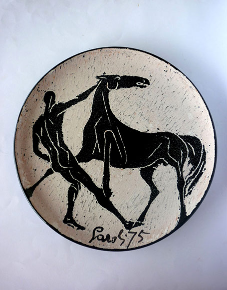 Luigi-Garoli-pottery-pot-70-years-old-valentini-plate