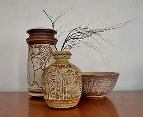 Dora De Larios California Studio Pottery-Mid-Century