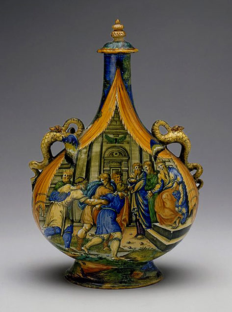 Flask-with-a-Lid-Italy-Workshop-of-Guido-Durantino-Date--1540s-School-Urbino-majolica