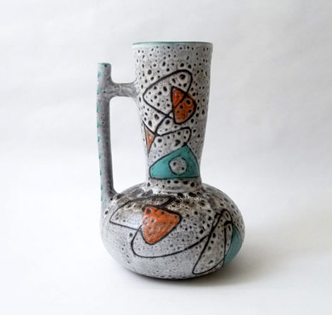 French-Modernist-Ceramic-Handled-Vase-by-Marius-Bessone-Vallauris