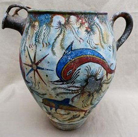greek-minoan-art-hand-painted-double-spout-pottery