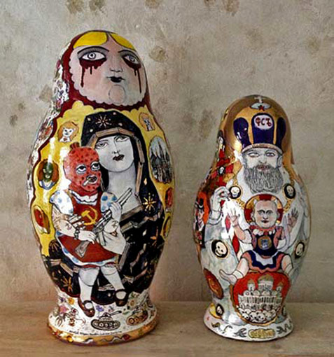 Hinrich Kroger Russian ceramic dolls