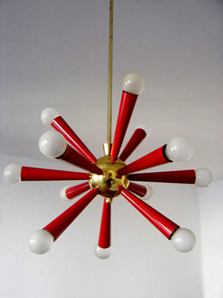 Mid-Century-Modern-ATOMIC-Sputnik-PENDANT-Lamp-CHANDELIER-Sartatti
