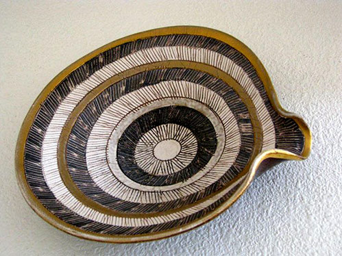 Mid-Century-Modern-Raymor-Italy-Ceramic dish