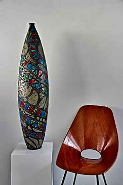 Modernist-Perignem-vase,-decorated-by-Hans-Heinz-Goll