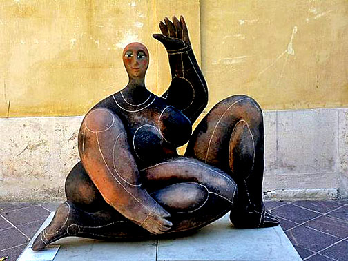 Roger Capron public sculpture - Vallauris