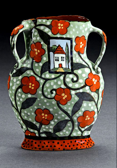 Vase-ceramic-art-Nancy-Dellolio