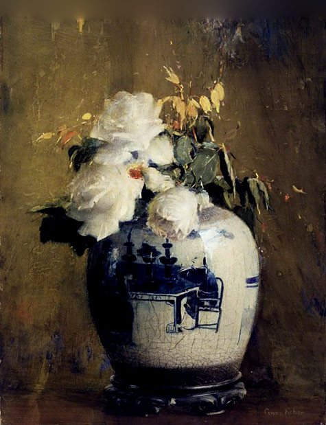 Brooklyn Museum-The White Roses -- Anna S. Fisher