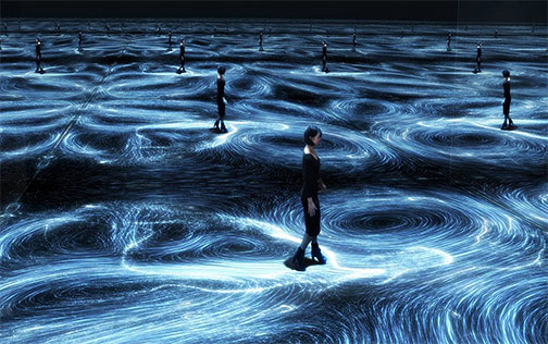 interactive and fully immersive digital installation is being created by TeamLab