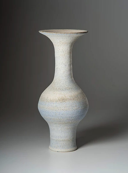 Lucie Rie inspired baluster matt glaze vase  - Alice Federico