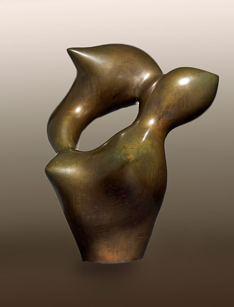 (Couronne-de-Bourgeons-II)-Crown-of-Buds-II---Jean-Arp-1936 biomorphic sculpture