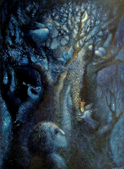 Elena-Markova-forest-of-dreams painting