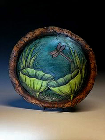 Gallery of nature inspired clay sculptures and ceramic art by Babette Harvey