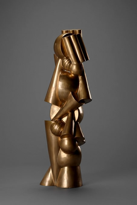 Joseph-Csaky-1919---cast-1960 Cubist head sculpture