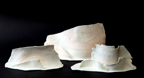 Sally-Cleary-three sculptural-porcelains