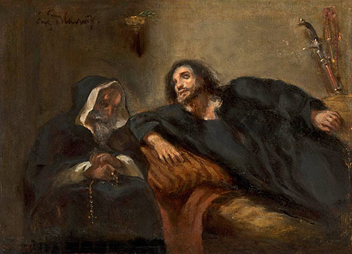 The-confession-of-the-Giaour-Eugene-Delacroix-----1825-40