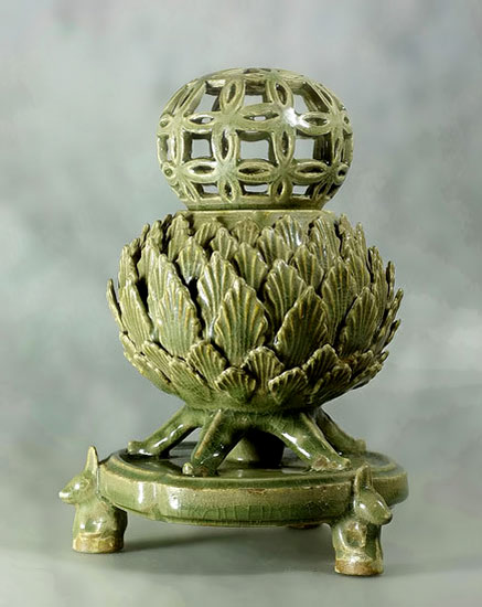 12th Century Korean Celadon censer