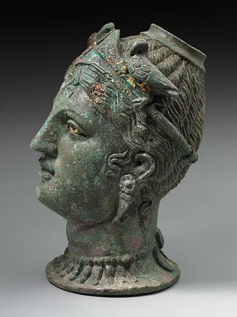 Etruscan Perfume jar - goddess of love Turan 
