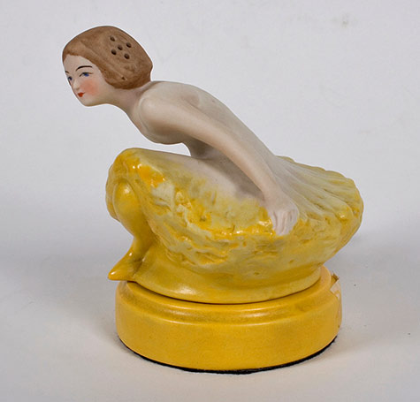 Early 20th Century American Ballerina Perfume Lamp by Fulper Pottery COLLETTI-GALLERY-Chicago