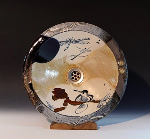 Half Glaze Stoneware---Hand basin---Andrew Walford