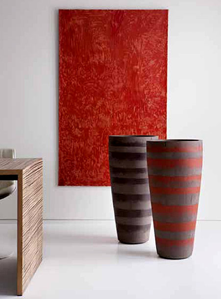 Atelier-Vierkant-large striped-pots