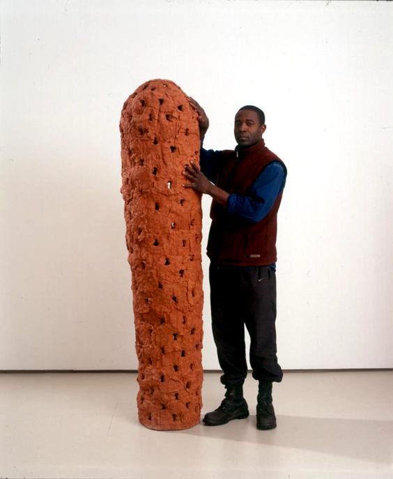 Lawson-Oyekan, with his modern African ceramic sculpture