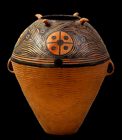 Neolithic Chinese Painted Terracotta Majiayao Jar Yangshao-Culture,-circa-3000 BC