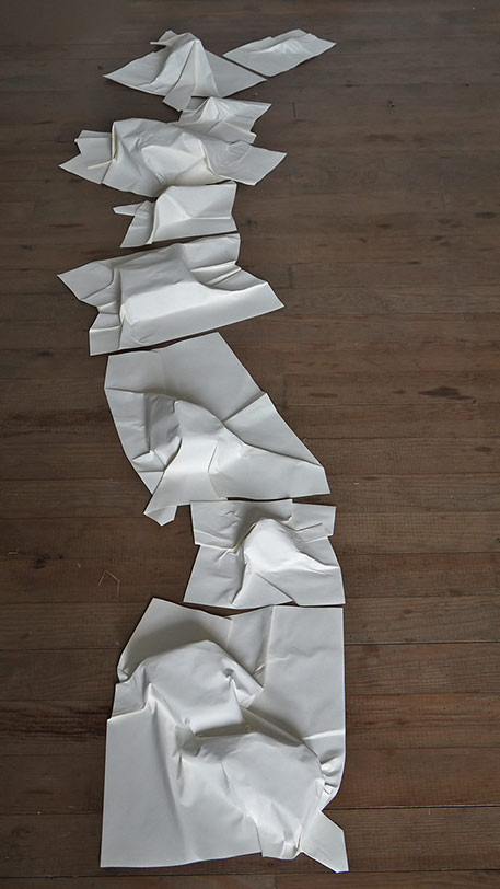 Sally Cleary----white paper-sculpture