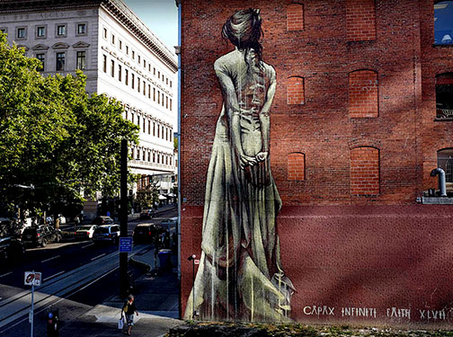 Capax Infiniti-New Mural by Faith47-in Portland USA