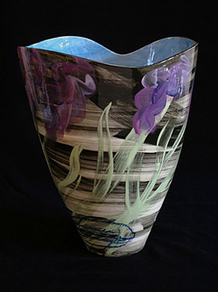 Ingrid Saag - Irises vase