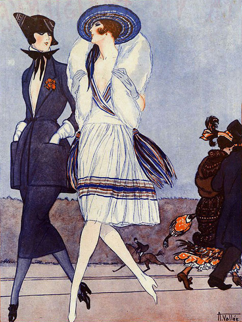 France-La Vie Parisienne Magazine Illustration by Amand Vallee