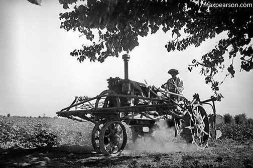 Max Penson---farm-tractor in field