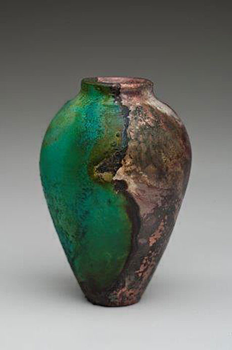 Allison Brannen saggar fired vase