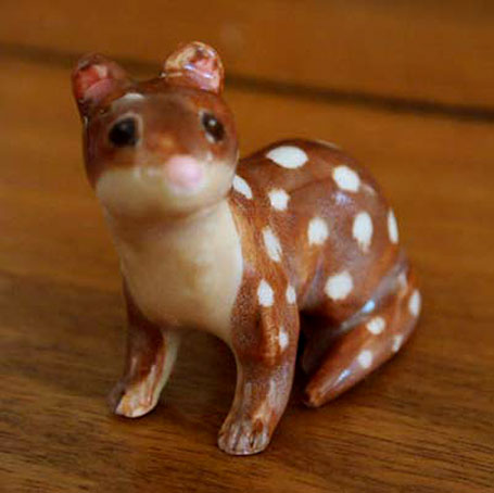 Anita Reay - spotted quoll ceramic animal
